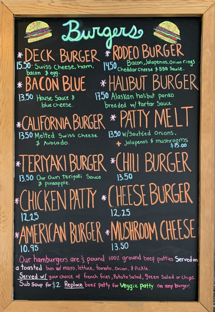 Burger menu 2